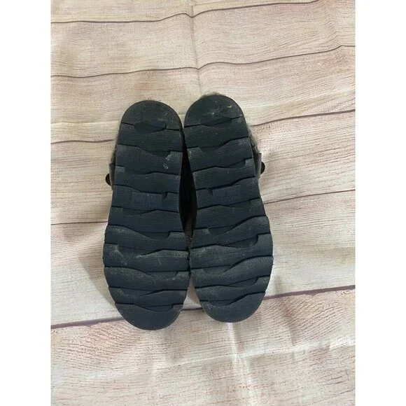 Muk Luks Women's Grey Soft Warm Slipper Booties - 8 - Picture 8 of 13